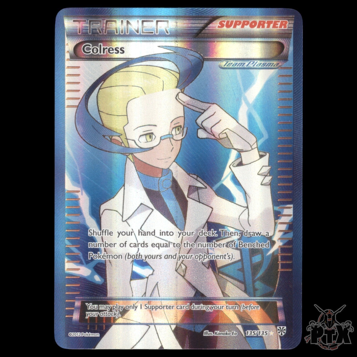 Colress #135/135 Plasma Storm NM/Near Mint Pokemon 2012