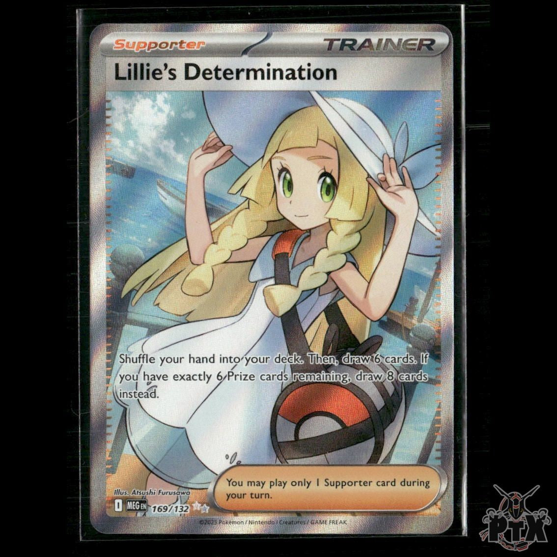 Lillie's Determination 169/132 ME01: Mega Evolution NM Pokemon