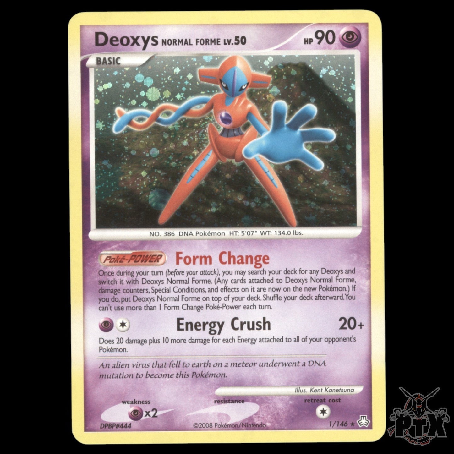 Deoxys Holo #1/146 Legends Awakened LP/Lightly Played Pokemon 2008