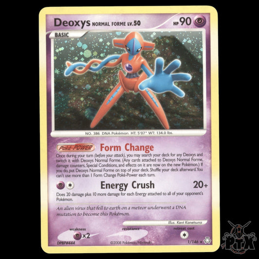 Deoxys Holo #1/146 Legends Awakened LP/Lightly Played Pokemon 2008