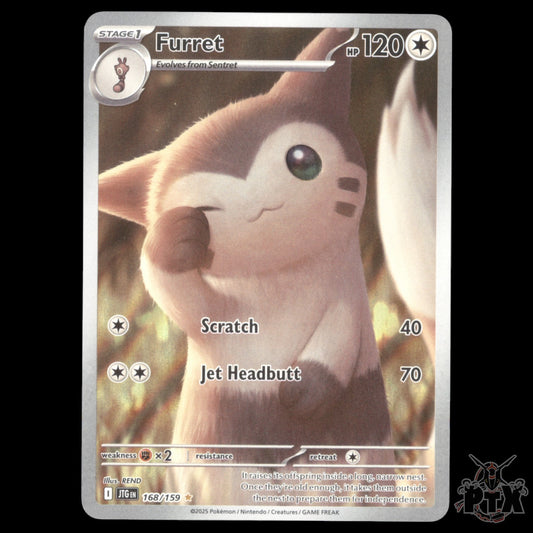 Furret #168/159 Journey Together NM/Near Mint Pokemon 2025