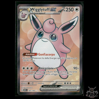 Wigglytuff ex 187/165 SV: Scarlet & Violet 151 NM Pokemon