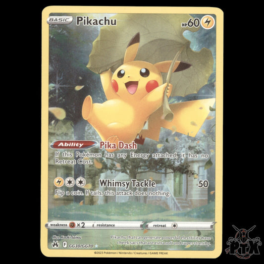 Pikachu  #CG30/CG70 Crown Zenith NM/Near Mint Pokemon 2023
