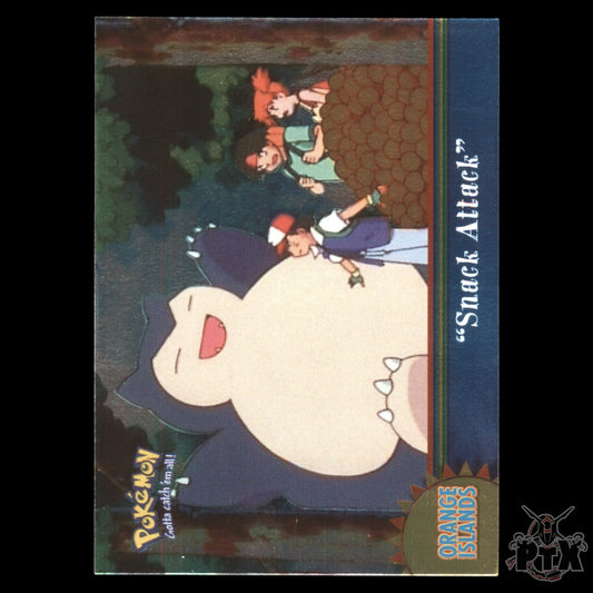 Topps Series 1 "Snack Attack" Foil Orange Islands Pokemon 2000