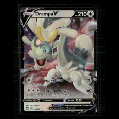 Drampa V 128/172 SWSH09: Brilliant Stars NM Pokemon