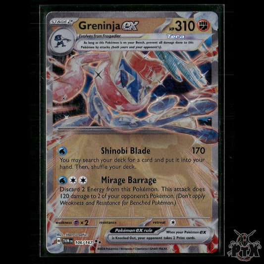 Greninja ex (Metal Card) 106/167 Gamestop Promo NM Pokemon