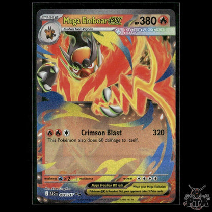 Mega Emboar ex 031/217 ME: Ascended Heroes NM Pokemon
