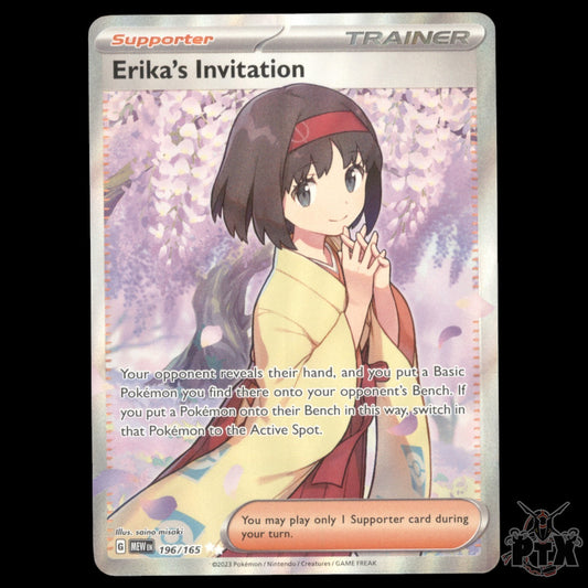 Erika's Invitation #196/165 SV 151 NM/Near Mint Pokemon 2023