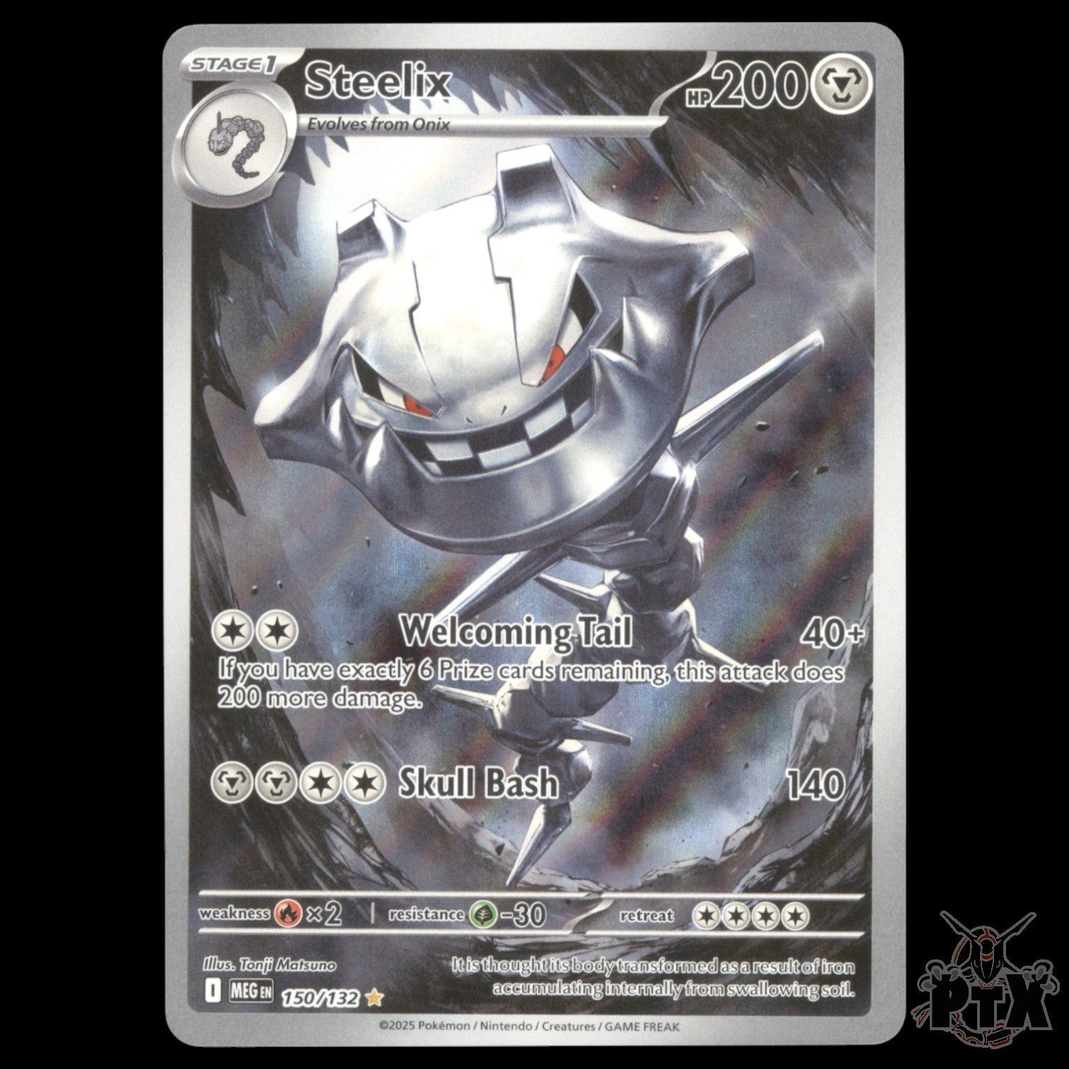 Steelix #150/132 Mega Evolution NM/Near Mint Pokemon 2025