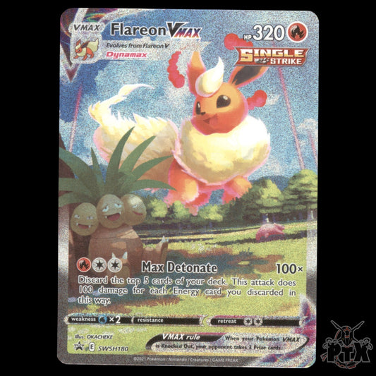 Flareon VMAX #SWSH180 Sword & Shield Promo NM/Near Mint Pokemon 2021