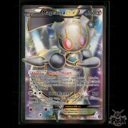 Magearna EX (Full Art) 110/114 XY - Steam Siege NM Pokemon