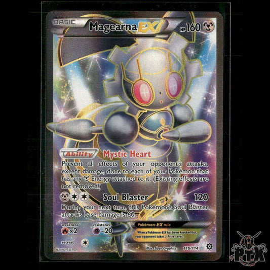 Magearna EX (Full Art) 110/114 XY - Steam Siege NM Pokemon