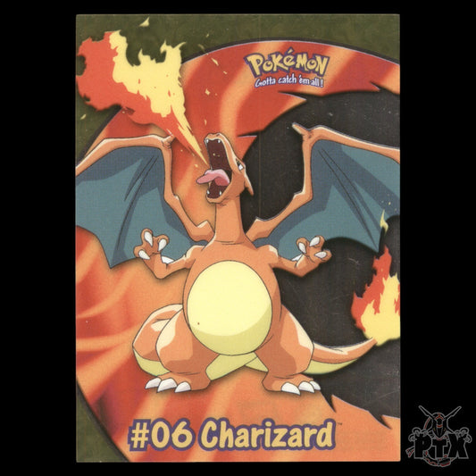 Charizard #6 PC3 Topps Clear Card TV Animation Pokemon 2000
