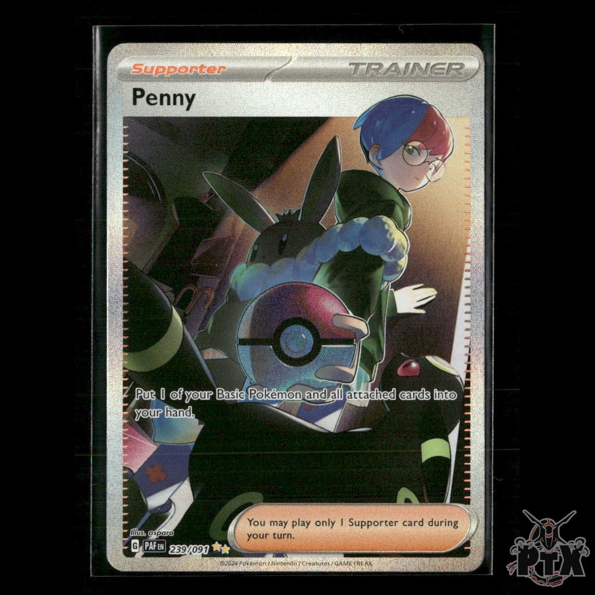 Penny 239/091 SV: Paldean Fates NM Pokemon