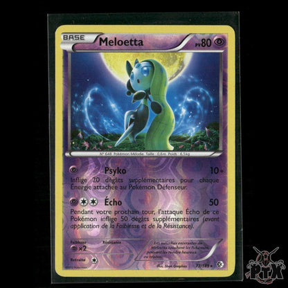 Meloetta Reverse Holo 77/149 Boundaries Crossed MP Pokemon