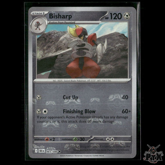Bisharp (Master Ball Pattern) 065/086 SV: Black Bolt NM Pokemon