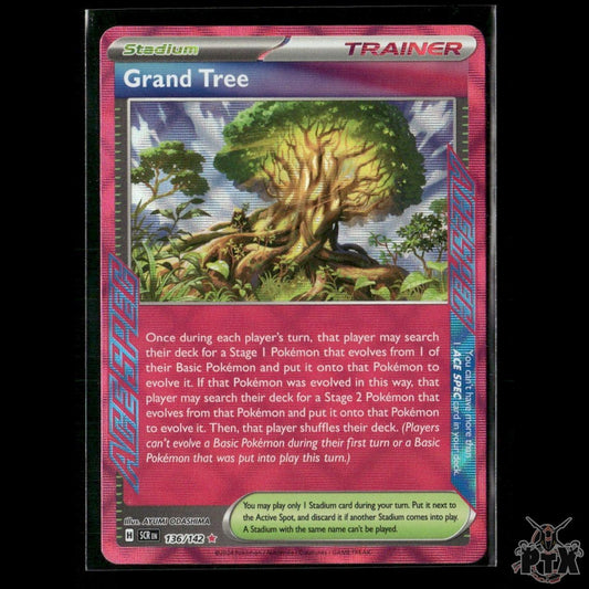 Grand Tree 136/142 SV07: Stellar Crown NM Pokemon 2024