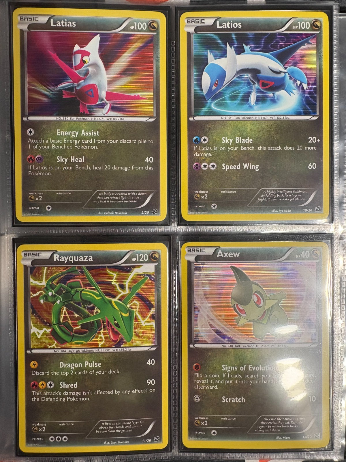 Dragon Vault Master Set 20/21 All Holo NM/LP Pokemon 2012