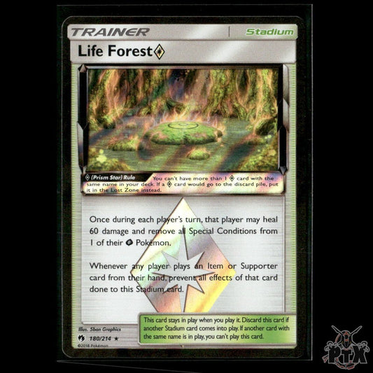Life Forest Prism Star 180/214 SM - Lost Thunder LP Pokemon