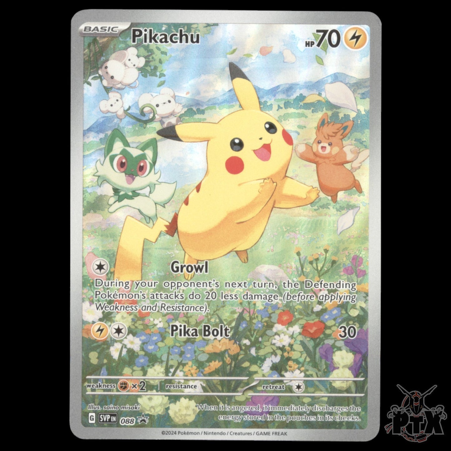 Pikachu #088 Scarlet & Violet Promo NM/Near Mint Pokemon 2024