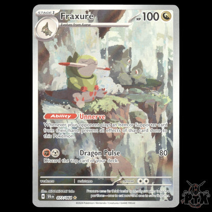 Fraxure #077/064 Shrouded Fable NM/Near Mint Pokemon 2024