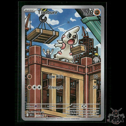 Timburr 125/086 SV: Black Bolt NM Pokemon