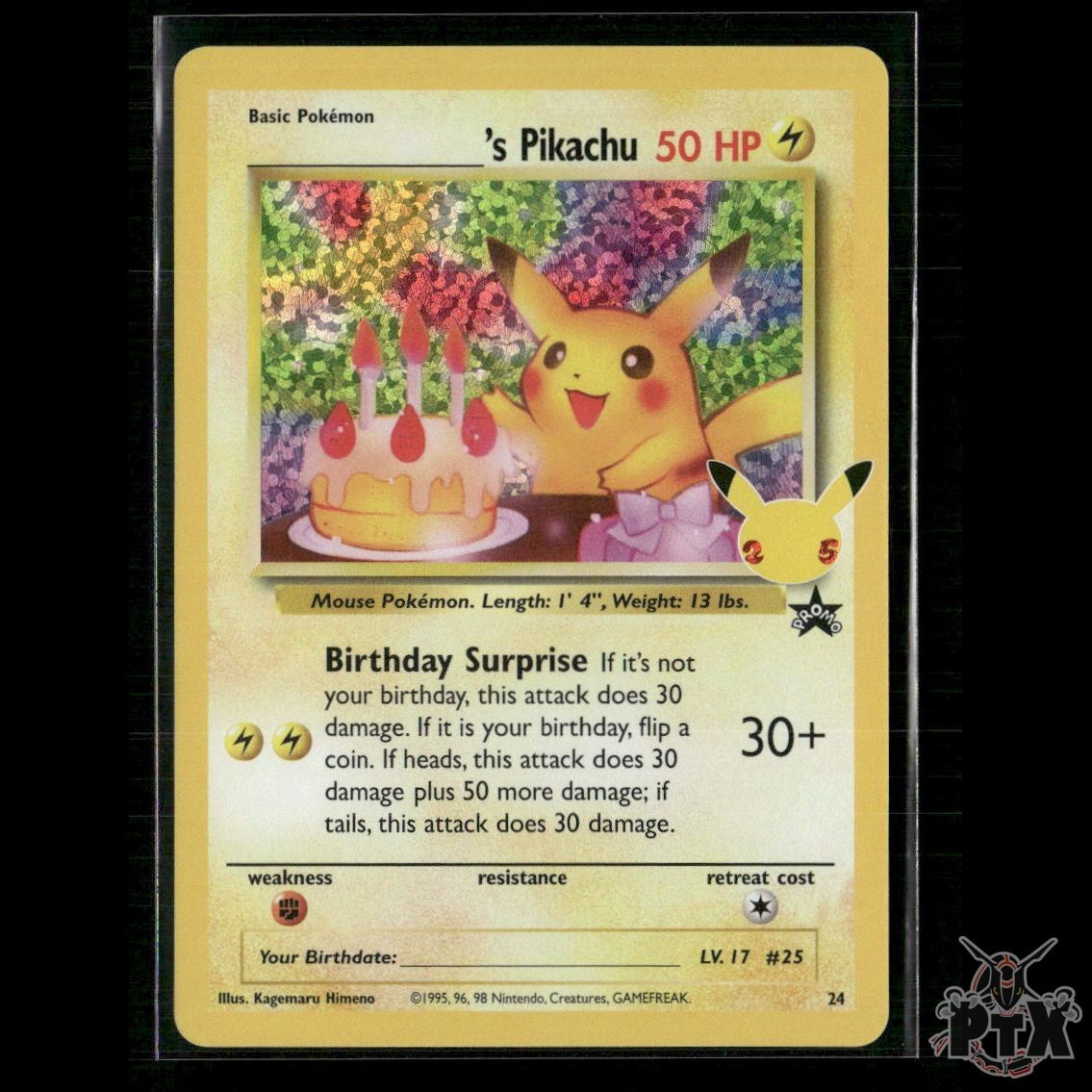 ______'s Pikachu 24 Celebrations: Classic Collection NM Pokemon
