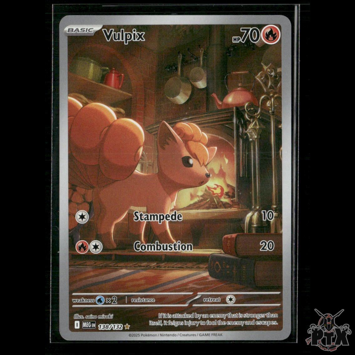 Vulpix 138/132 ME01: Mega Evolution NM Pokemon