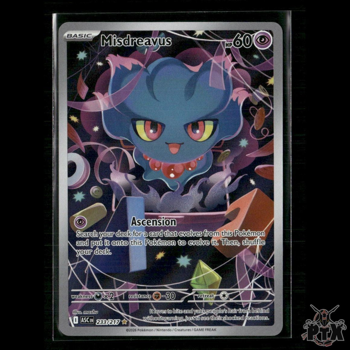 Misdreavus 233/217 ME: Ascended Heroes NM Pokemon