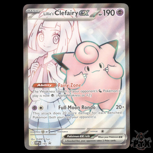 Lillie's Clefairy ex #195 SV Promo NM/Near Mint Pokemon 2025