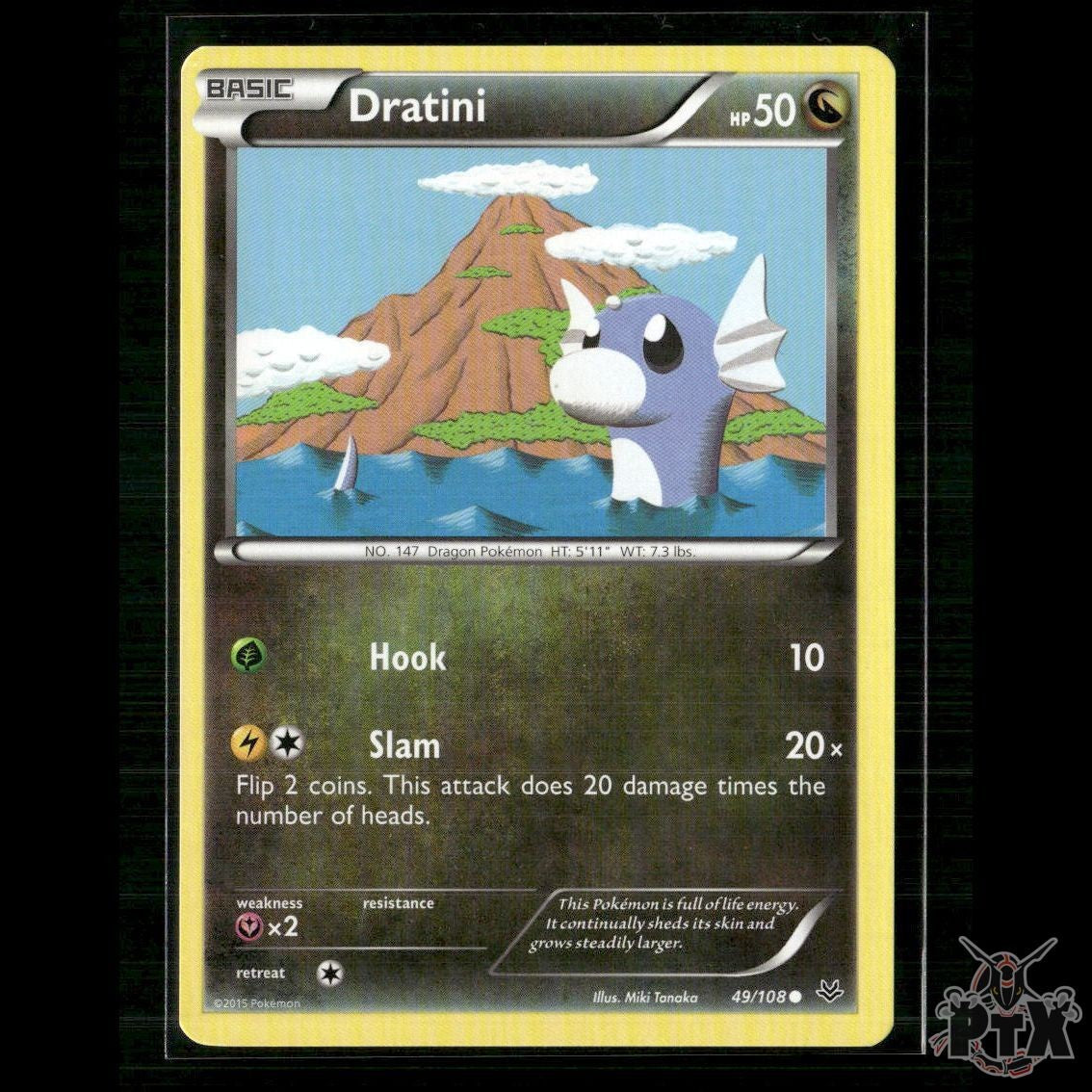 Dratini 49/108 XY - Roaring Skies NM Pokemon