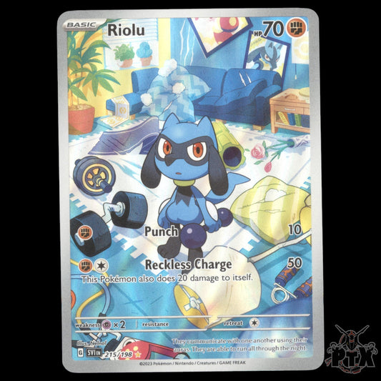Riolu #215/198 Scarlet & Violet Base NM/Near Mint Pokemon 2023