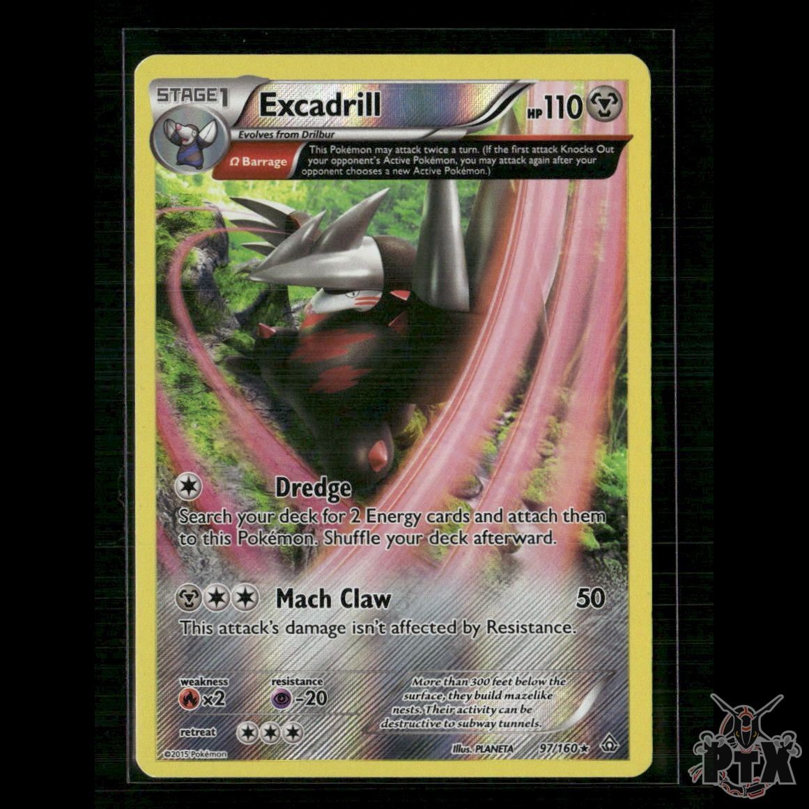 Excadrill (Omega) 97/160 XY - Primal Clash NM Pokemon