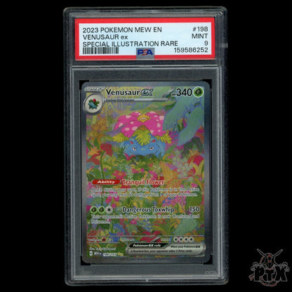 Venusaur ex 198/165 PSA 9 MEW 151 Pokemon 2023
