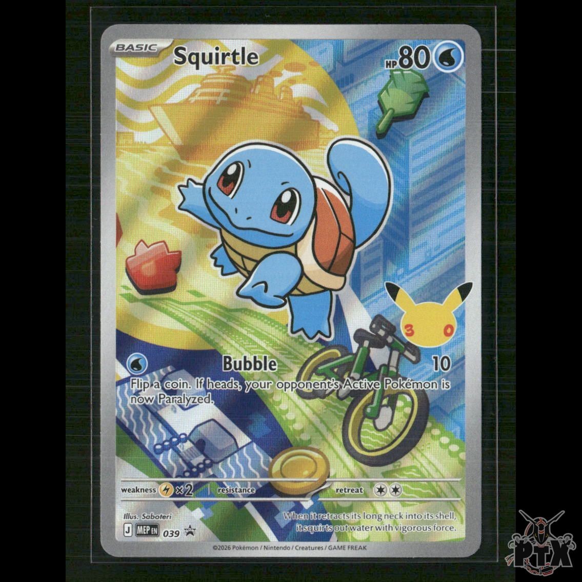 Squirtle 039 ME: Mega Evolution Promo NM Pokemon