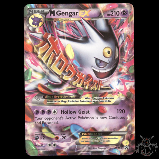 M Gengar EX #XY166 XY Promo LP/Lightly Played Pokemon 2016