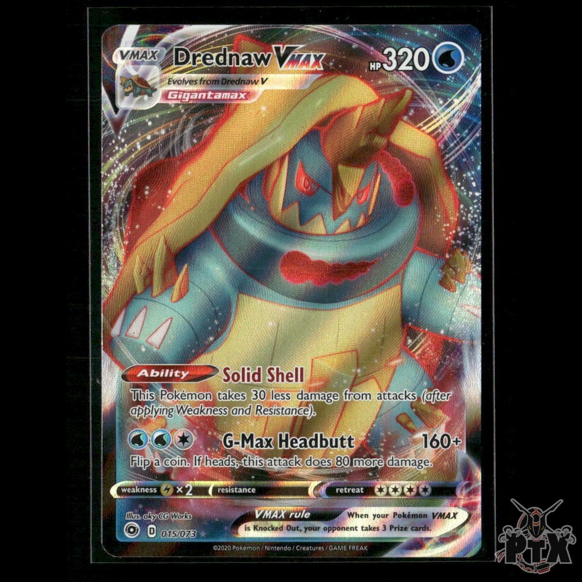 Drednaw VMAX 15/73 Champion's Path NM Pokemon
