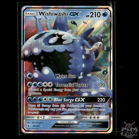 Wishiwashi GX 38/145 SM - Guardians Rising NM Pokemon