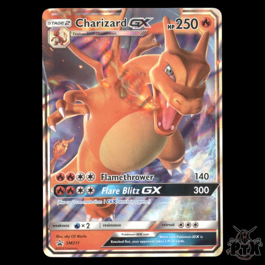 Charizard gx #SM211 Sun & Moon Promo NM/Near Mint Pokemon 2019