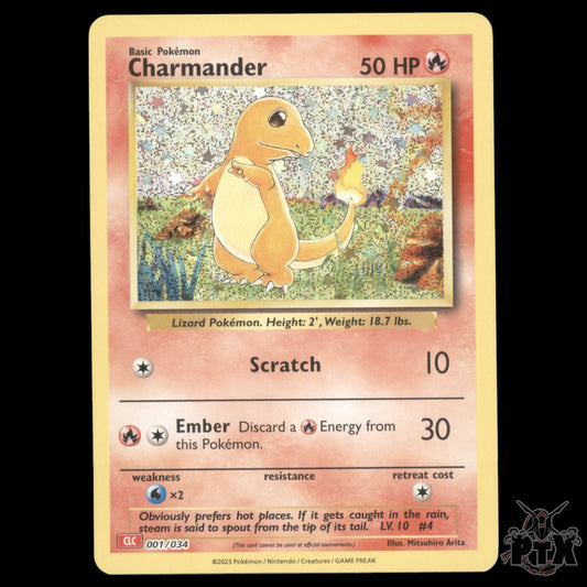 Charmander Holo #001/034 Trading Card Game Classic NM/Near Mint Pokemon 2023