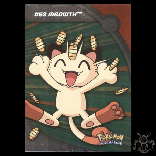 Topps Meowth HV9 Foil Series 1 Pokemon 2000