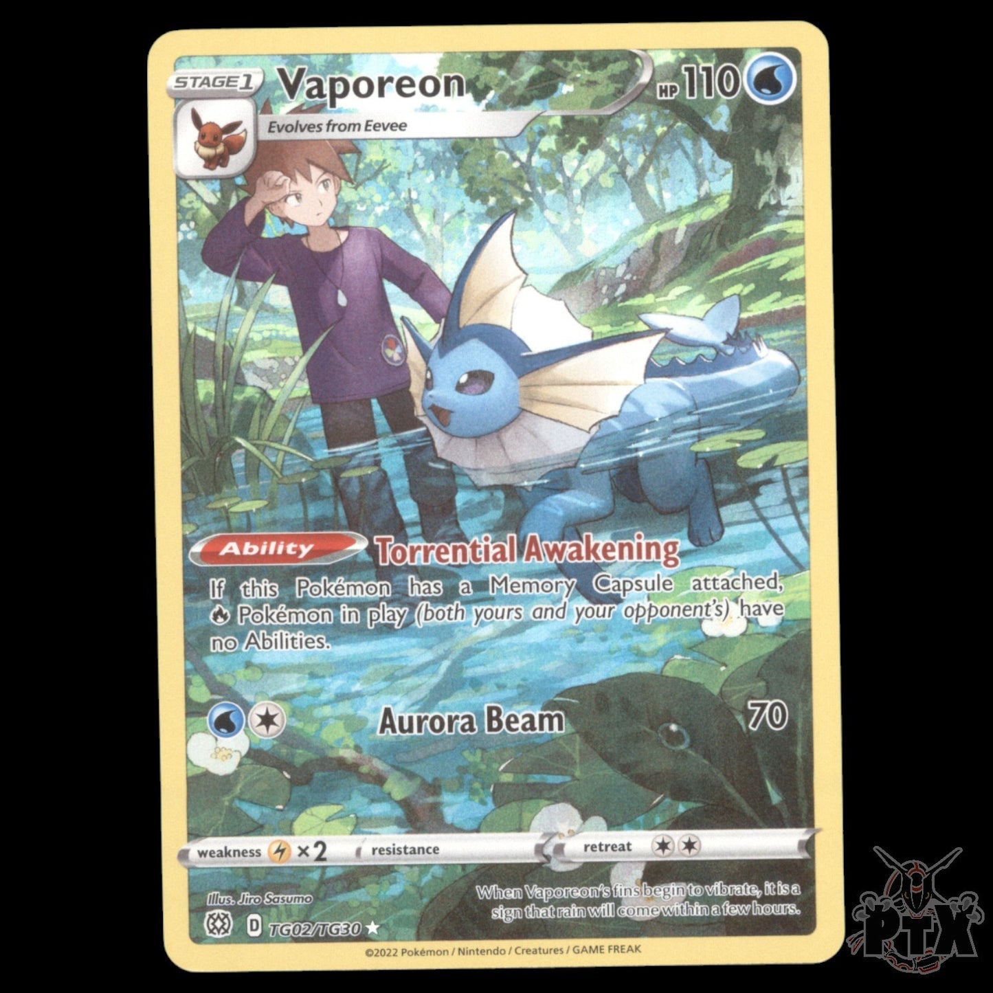 Vaporeon #TG02/TG30 Brilliant Stars NM/Near Mint Pokemon 2022