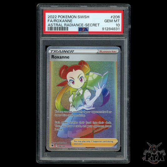 Roxanne #206/189 PSA 10 Astral Radiance Pokemon 2022