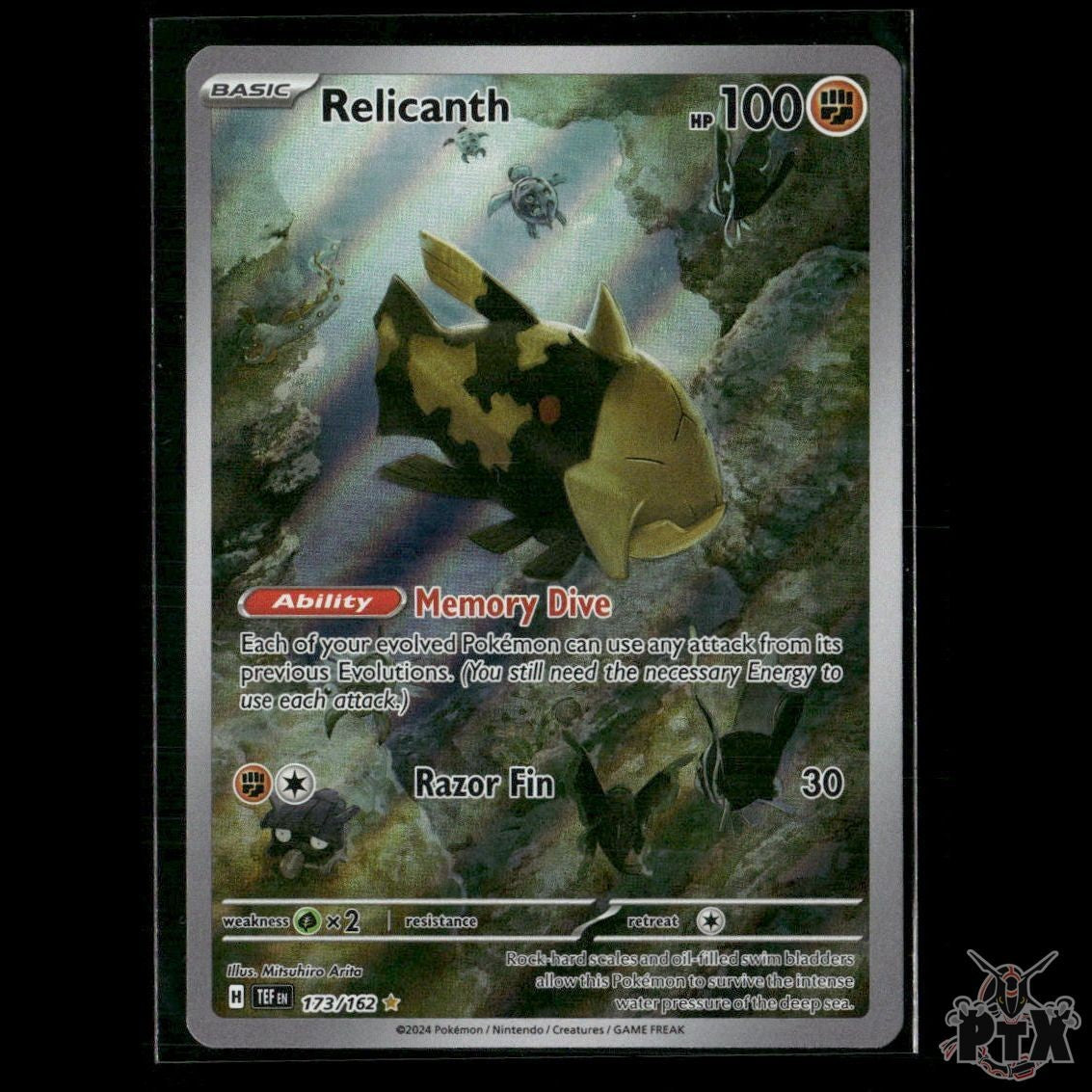Relicanth 173/162 SV05: Temporal Forces NM Pokemon