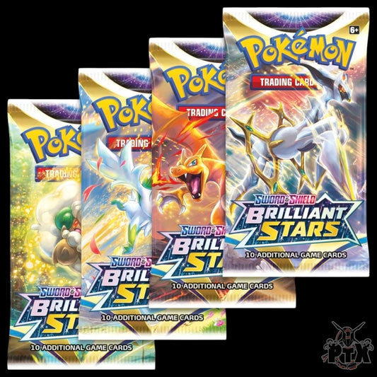 Brilliant Stars Booster Pack Art Set X4 Pack Pokemon 2022