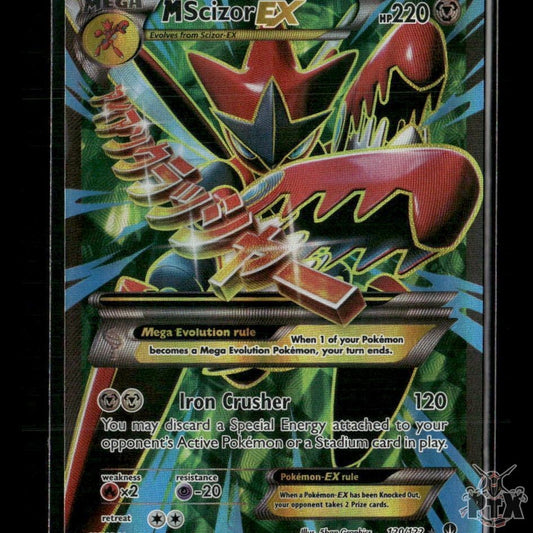 M Scizor EX (Full Art) 120/122 XY - BREAKpoint MP Pokemon
