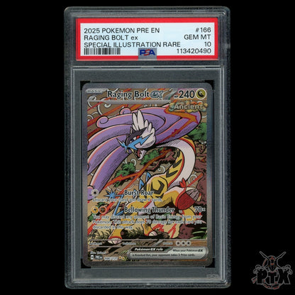 Raging Bolt ex #166/131 Prismatic Evolutions Pokemon 2025