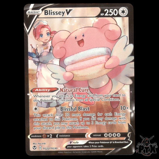 Blissey V #TG22/TG30 Silver Tempest NM/Near Mint Pokemon 2022