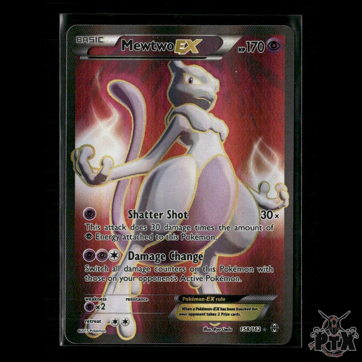 Mewtwo EX 158/162 XY - BREAKthrough MP Pokemon
