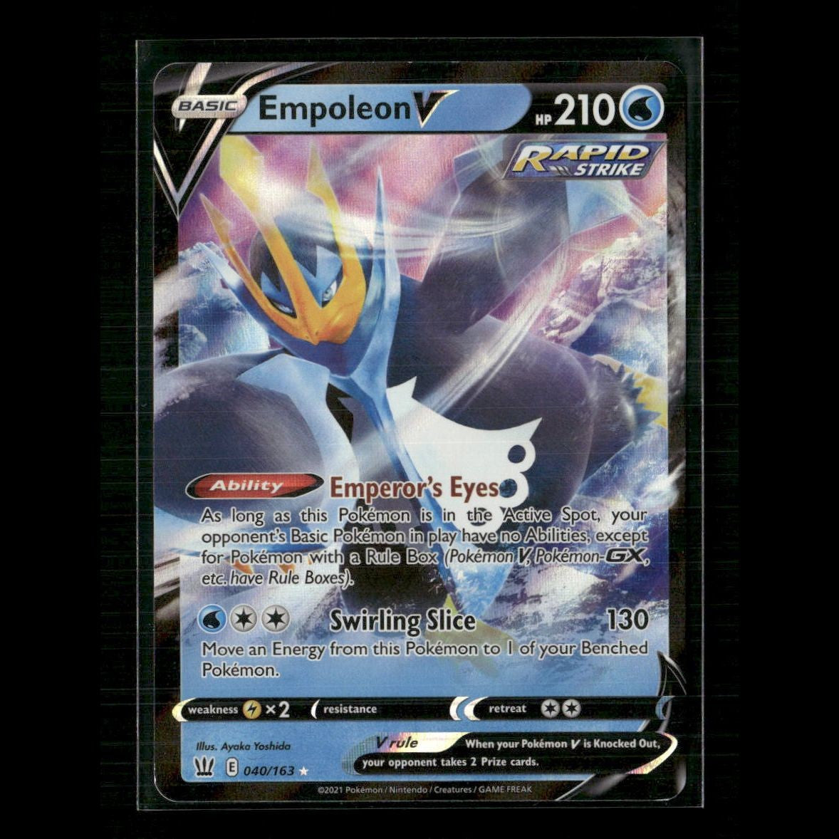 Empoleon V 040/163 SWSH05: Battle Styles NM Pokemon